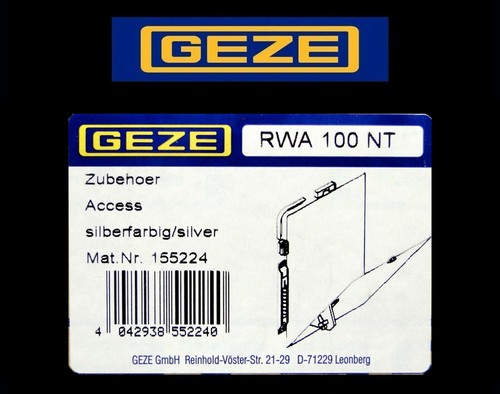 Geze rwa 100 silver set - nt,